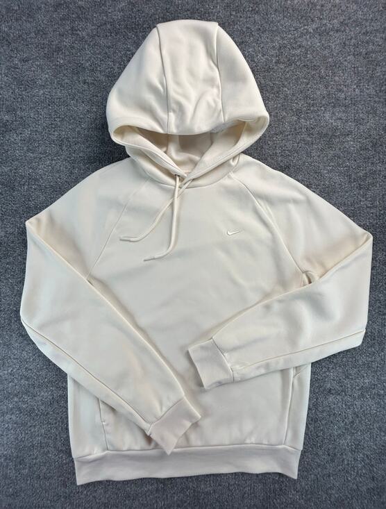Nike Sweaters - Nike Dri-FIT Pullover Hoodie Women's S Ivory Cream Athletic Training Sweatshirt